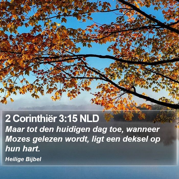 2 Corinthiër 3:15 NLD Bible Study