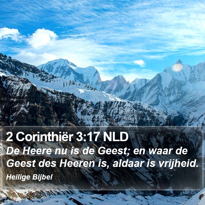2 Corinthiër 3:17 NLD Bible Study