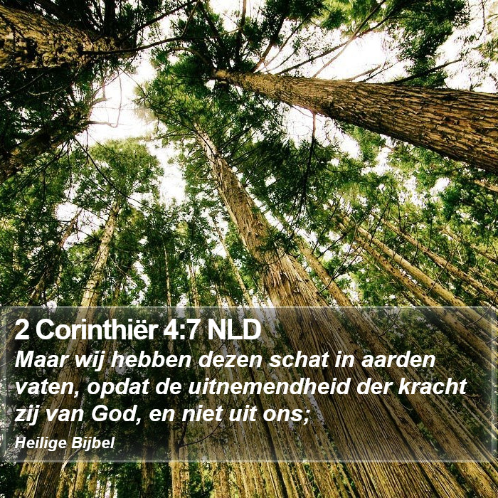 2 Corinthiër 4:7 NLD Bible Study
