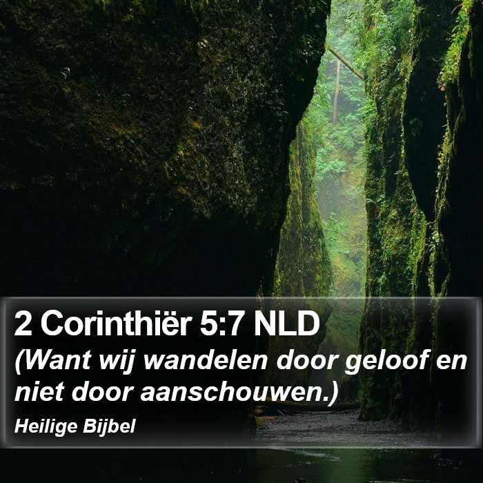 2 Corinthiër 5:7 NLD Bible Study