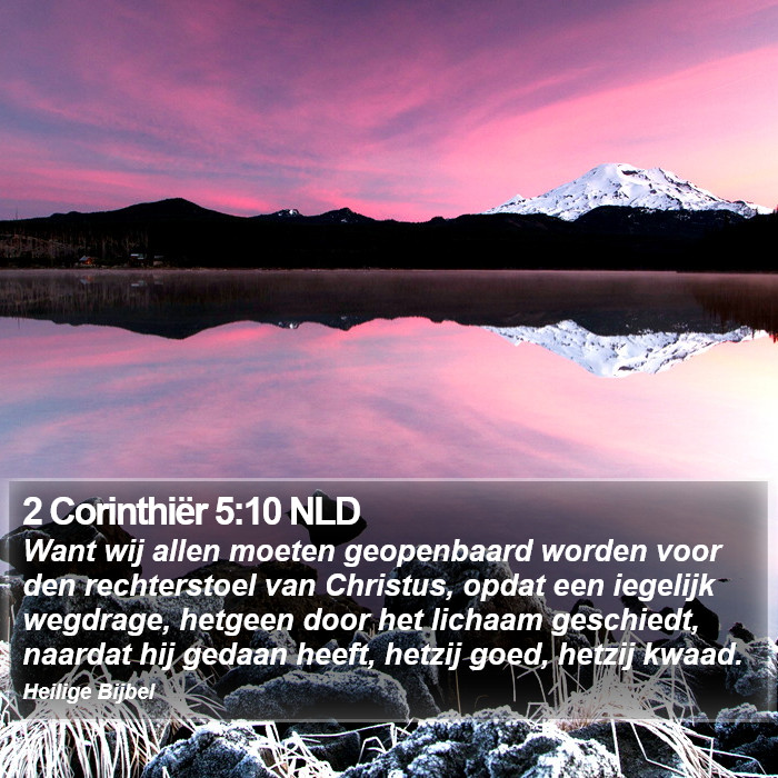 2 Corinthiër 5:10 NLD Bible Study