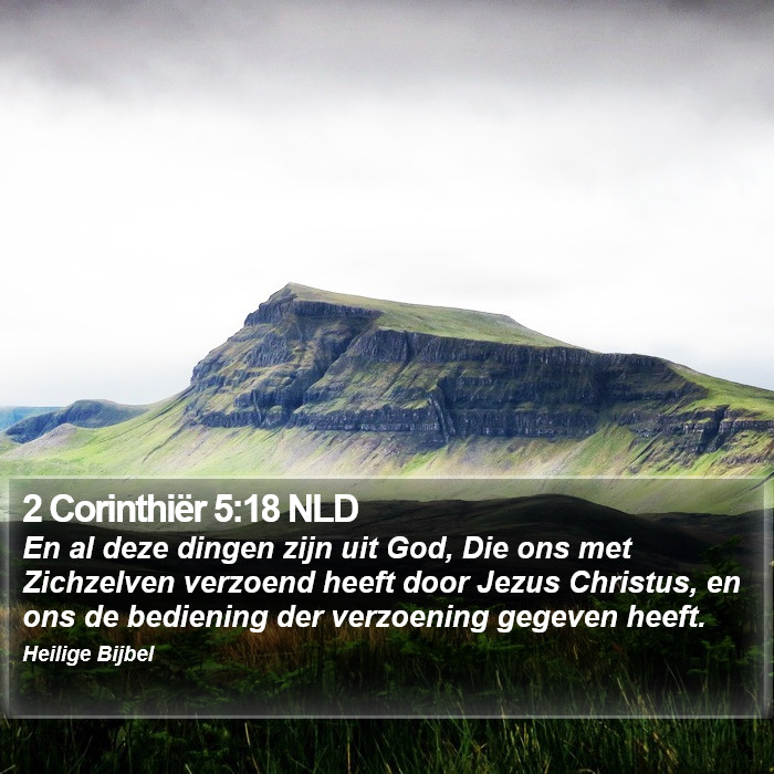 2 Corinthiër 5:18 NLD Bible Study