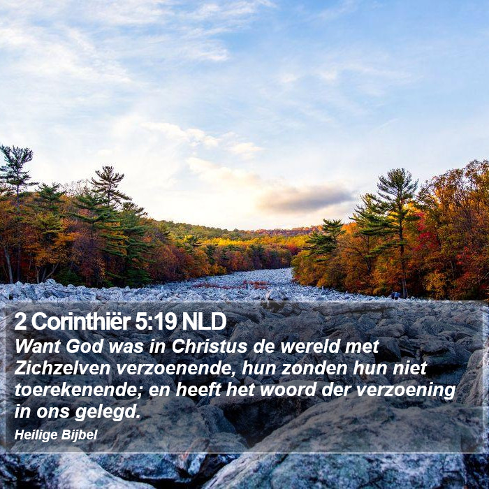 2 Corinthiër 5:19 NLD Bible Study
