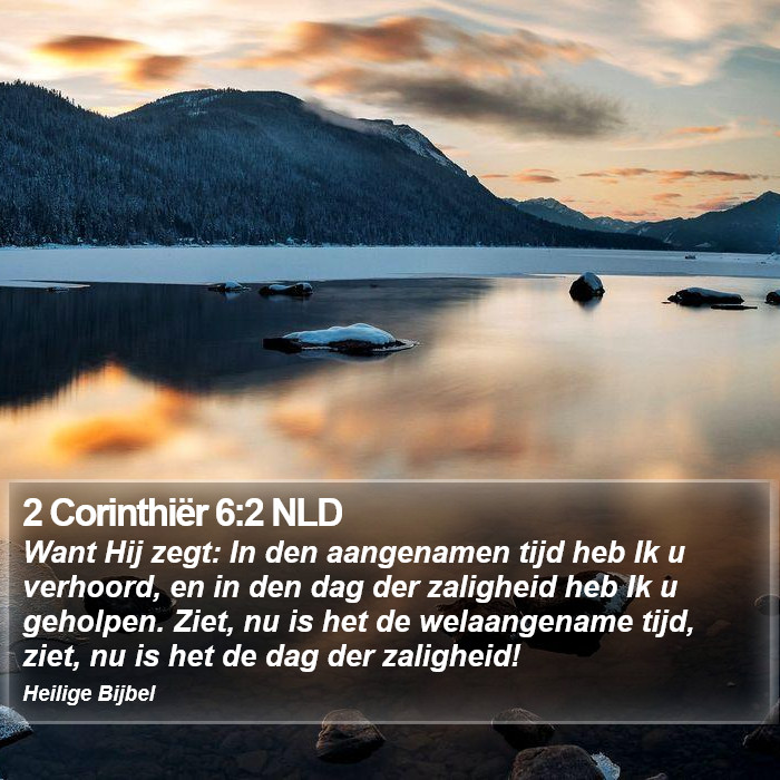 2 Corinthiër 6:2 NLD Bible Study