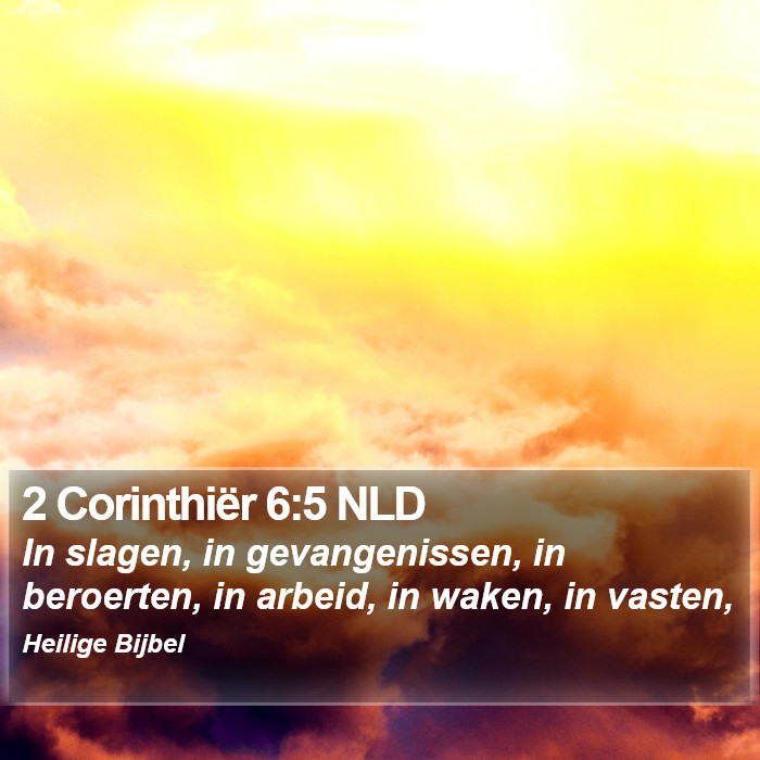 2 Corinthiër 6:5 NLD Bible Study