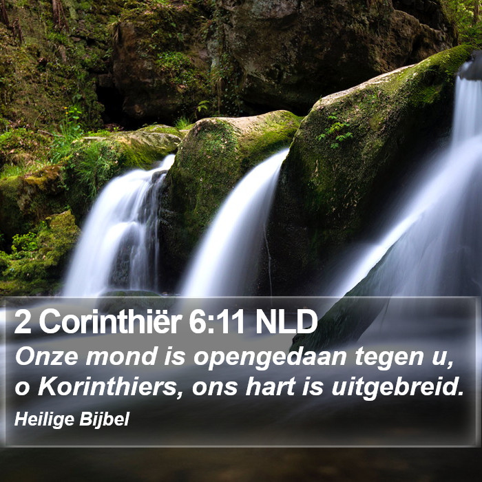 2 Corinthiër 6:11 NLD Bible Study