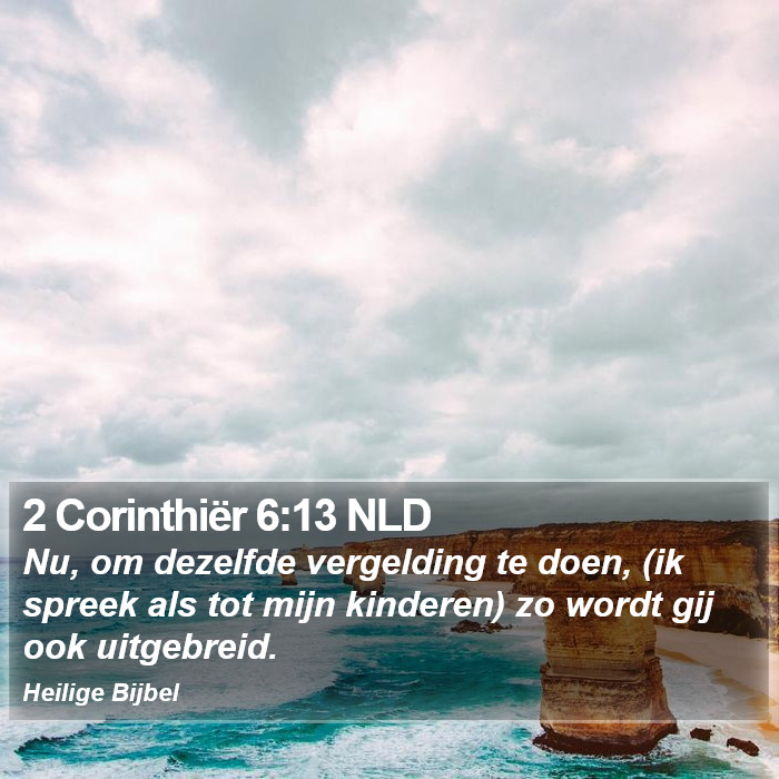 2 Corinthiër 6:13 NLD Bible Study