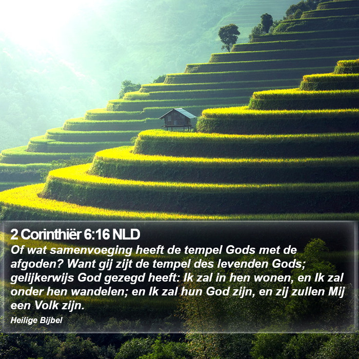 2 Corinthiër 6:16 NLD Bible Study