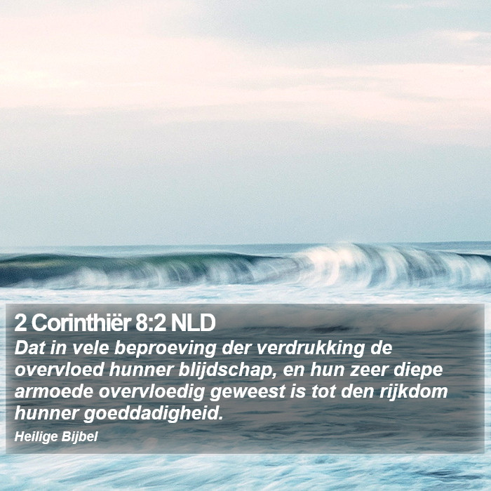 2 Corinthiër 8:2 NLD Bible Study