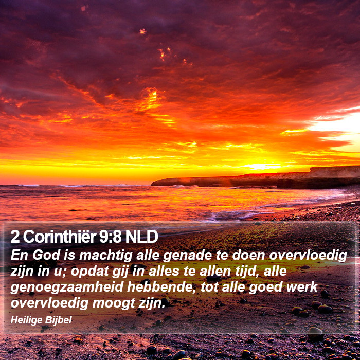 2 Corinthiër 9:8 NLD Bible Study