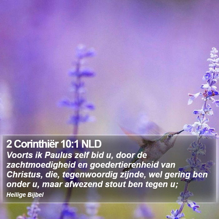 2 Corinthiër 10:1 NLD Bible Study