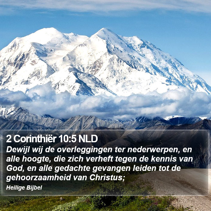 2 Corinthiër 10:5 NLD Bible Study