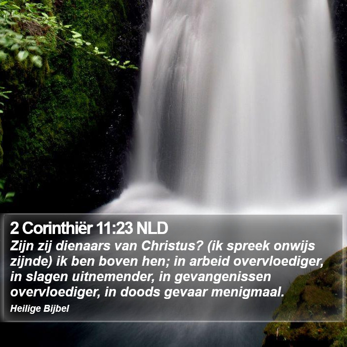 2 Corinthiër 11:23 NLD Bible Study
