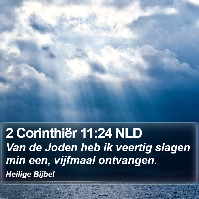 2 Corinthiër 11:24 NLD Bible Study