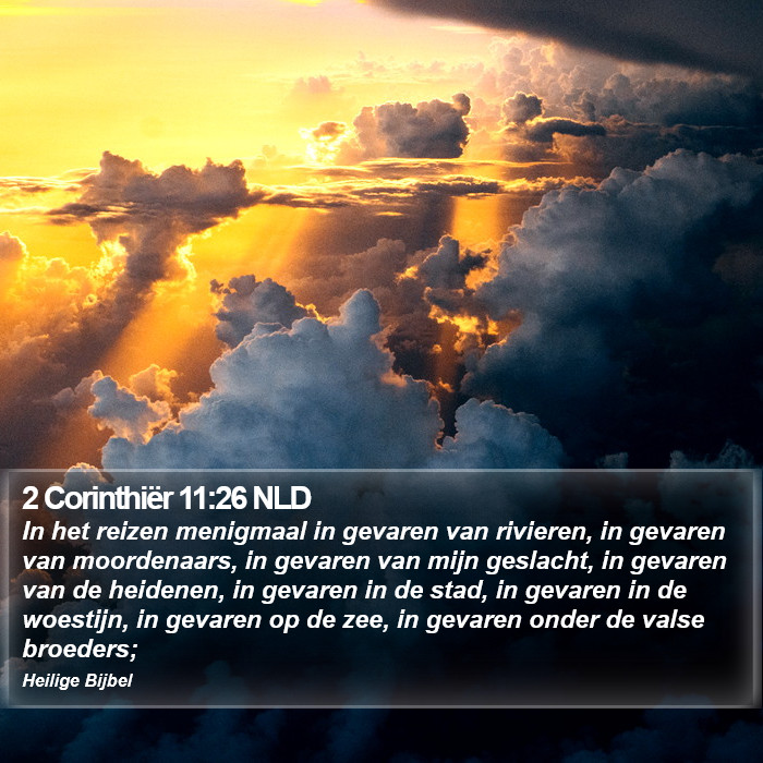 2 Corinthiër 11:26 NLD Bible Study