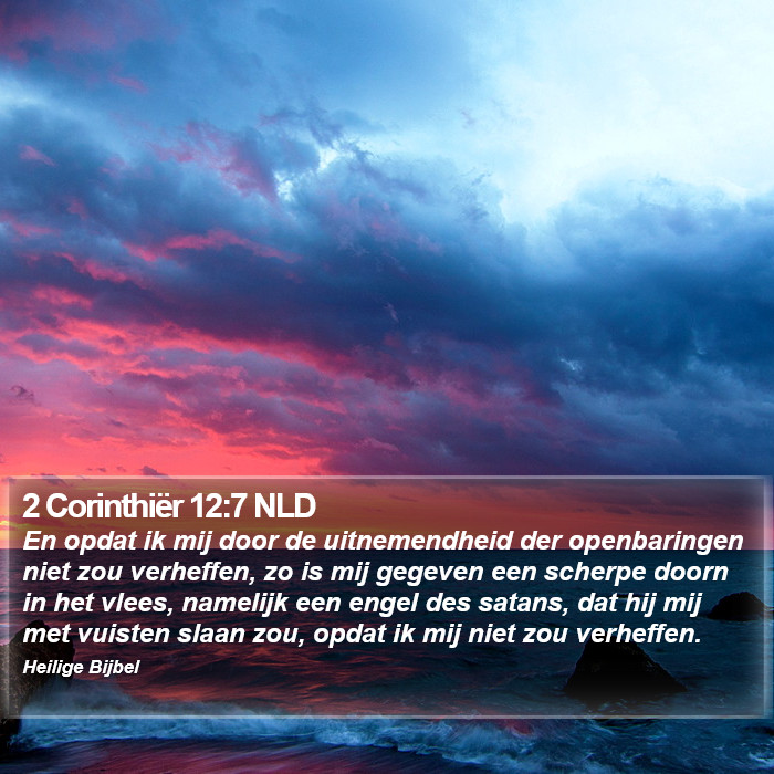 2 Corinthiër 12:7 NLD Bible Study