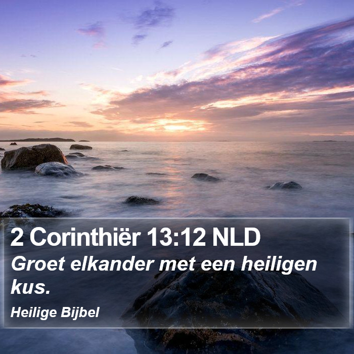 2 Corinthiër 13:12 NLD Bible Study