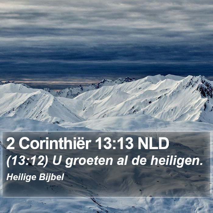 2 Corinthiër 13:13 NLD Bible Study