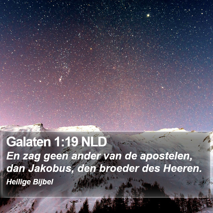 Galaten 1:19 NLD Bible Study