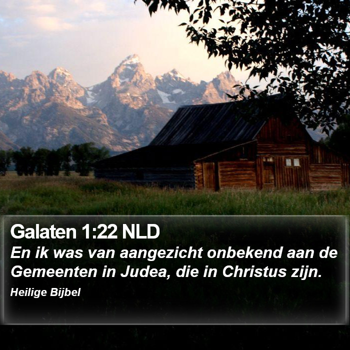 Galaten 1:22 NLD Bible Study