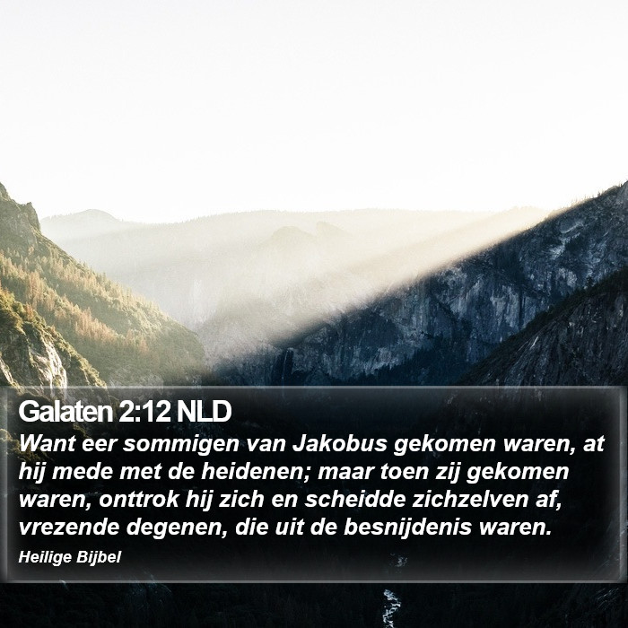 Galaten 2:12 NLD Bible Study