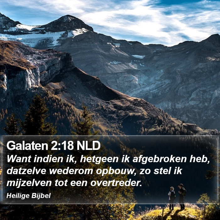 Galaten 2:18 NLD Bible Study