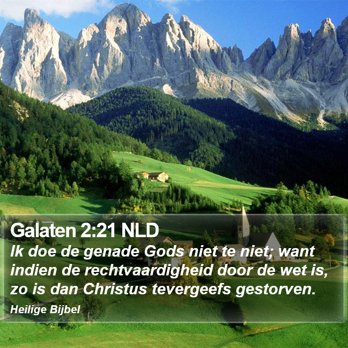 Galaten 2:21 NLD Bible Study