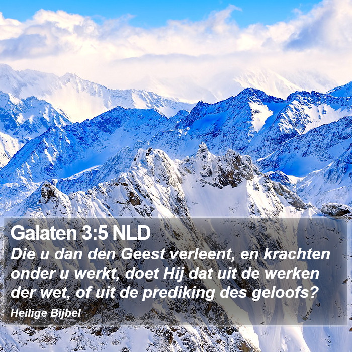 Galaten 3:5 NLD Bible Study