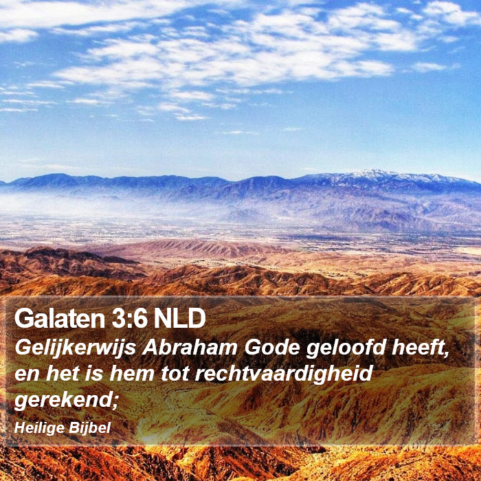 Galaten 3:6 NLD Bible Study