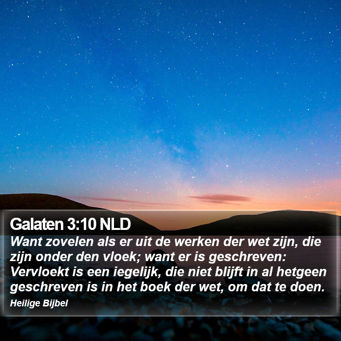 Galaten 3:10 NLD Bible Study