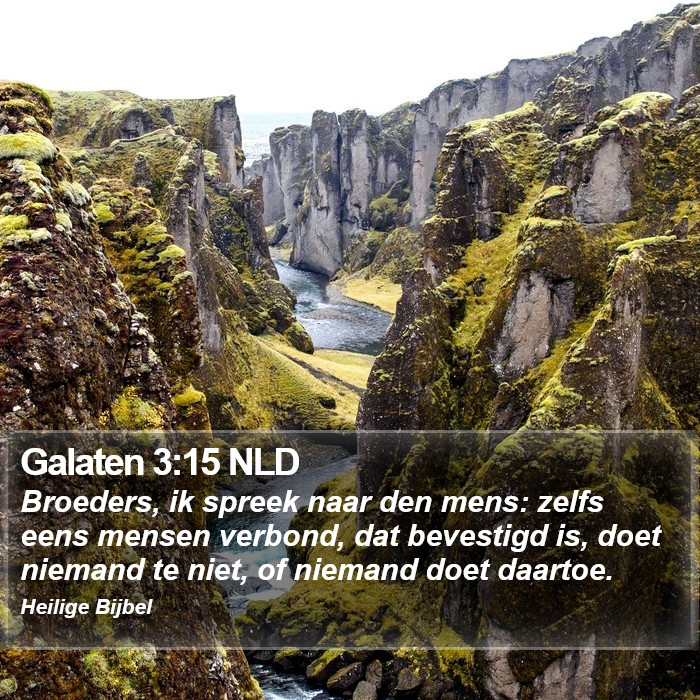 Galaten 3:15 NLD Bible Study