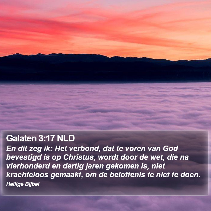 Galaten 3:17 NLD Bible Study