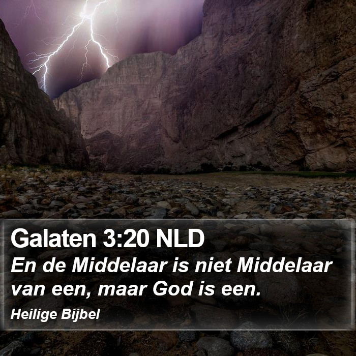 Galaten 3:20 NLD Bible Study