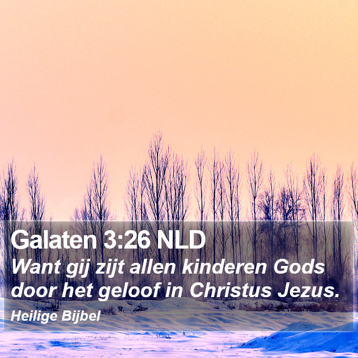 Galaten 3:26 NLD Bible Study