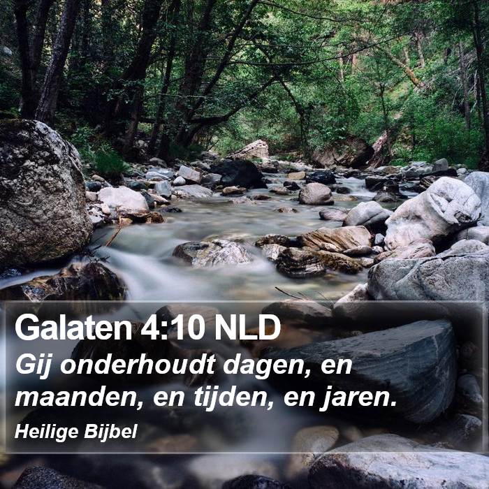 Galaten 4:10 NLD Bible Study
