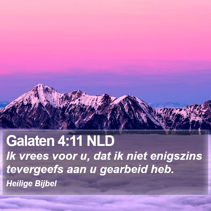 Galaten 4:11 NLD Bible Study