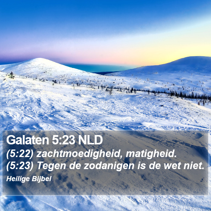 Galaten 5:23 NLD Bible Study