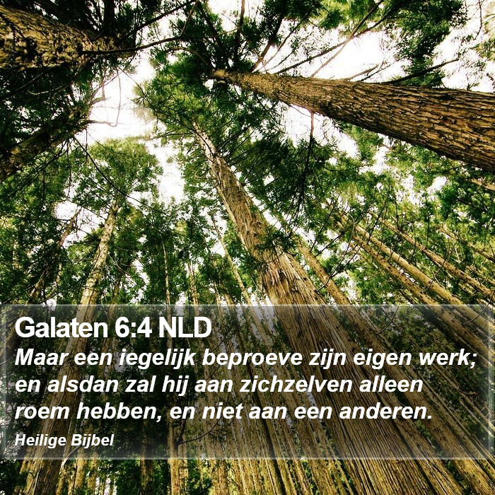 Galaten 6:4 NLD Bible Study