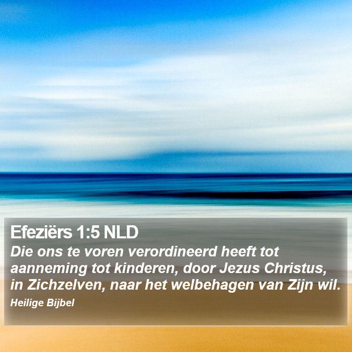 Efeziërs 1:5 NLD Bible Study