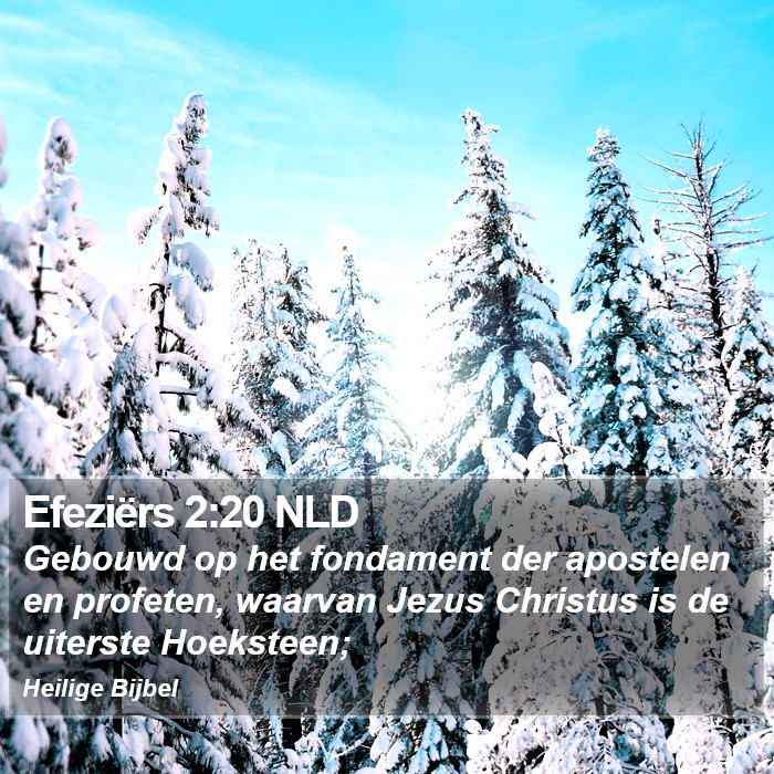 Efeziërs 2:20 NLD Bible Study