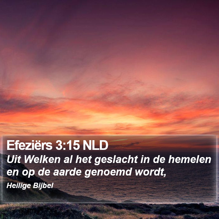 Efeziërs 3:15 NLD Bible Study