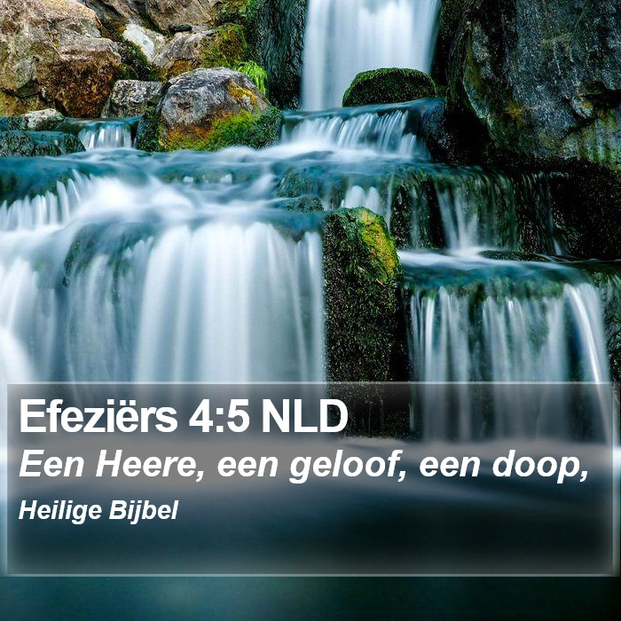 Efeziërs 4:5 NLD Bible Study