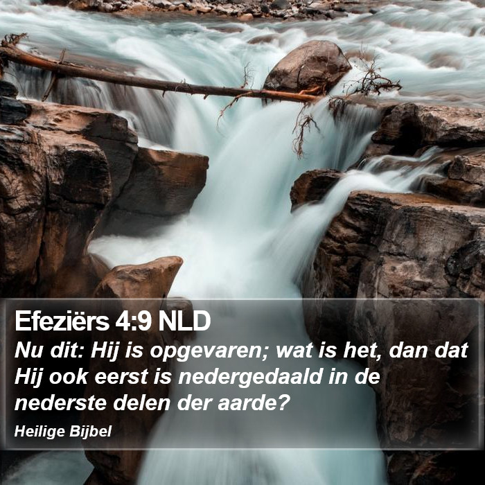 Efeziërs 4:9 NLD Bible Study