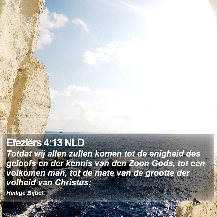 Efeziërs 4:13 NLD Bible Study