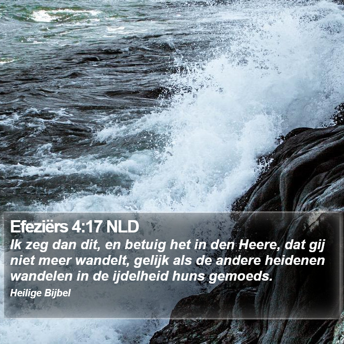 Efeziërs 4:17 NLD Bible Study