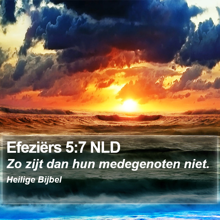 Efeziërs 5:7 NLD Bible Study