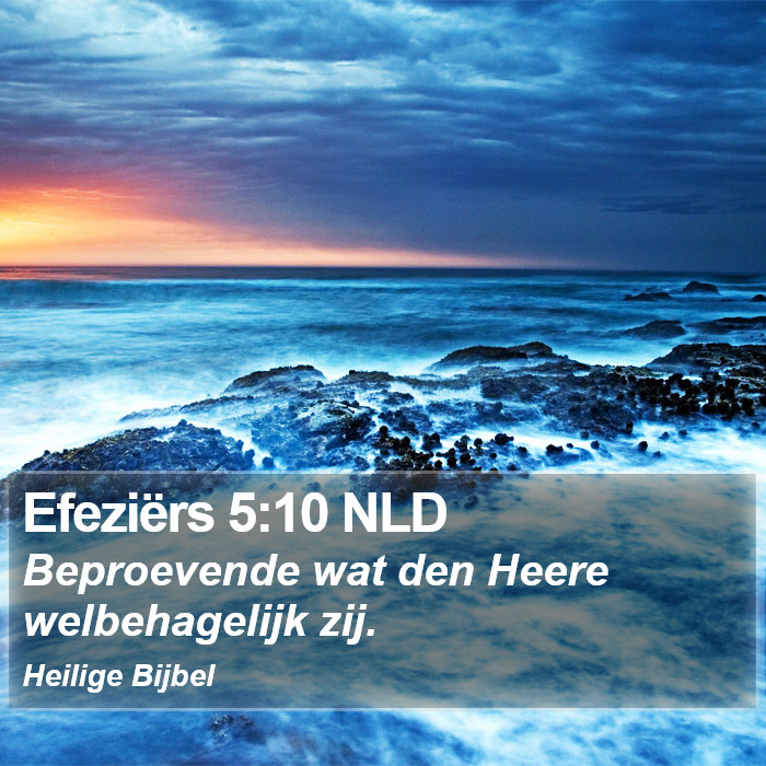 Efeziërs 5:10 NLD Bible Study