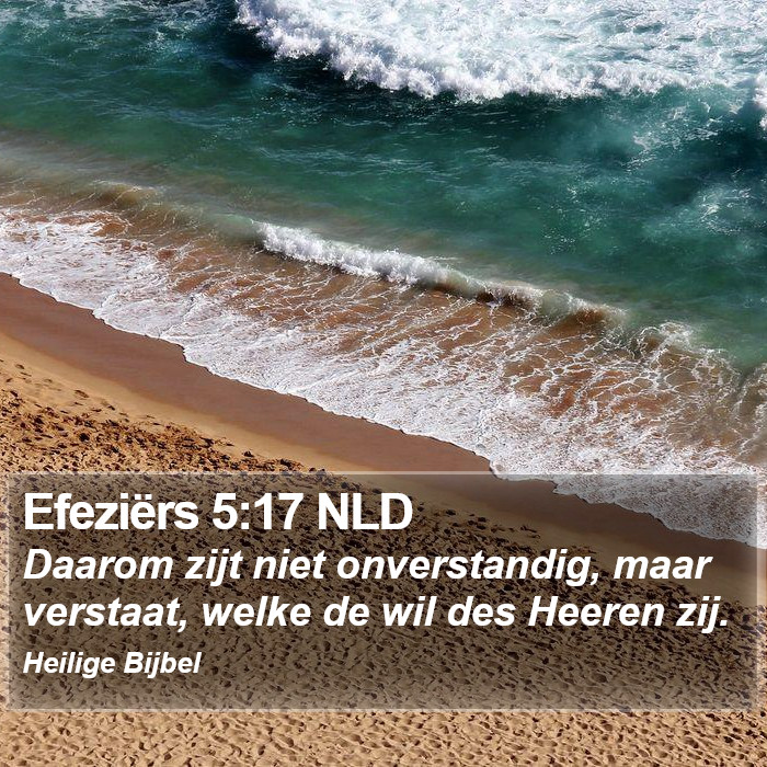 Efeziërs 5:17 NLD Bible Study