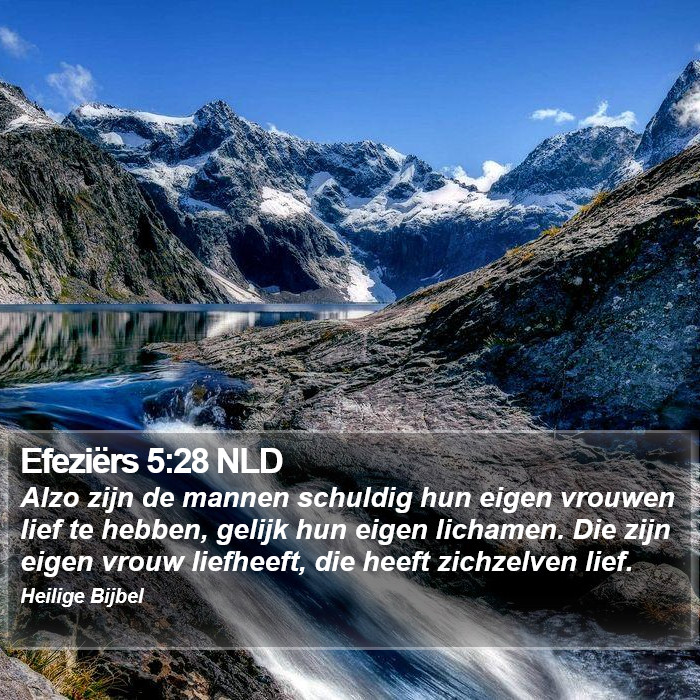 Efeziërs 5:28 NLD Bible Study