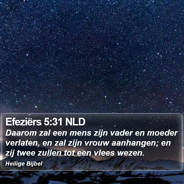 Efeziërs 5:31 NLD Bible Study